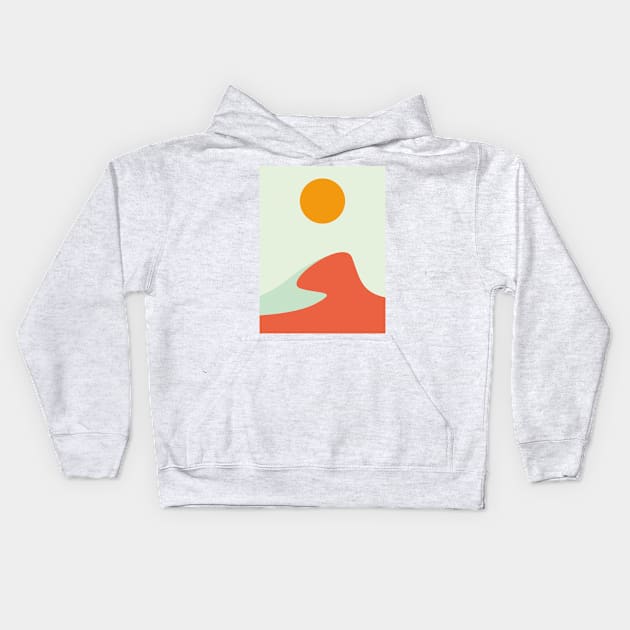 Desert day Kids Hoodie by Imordinary